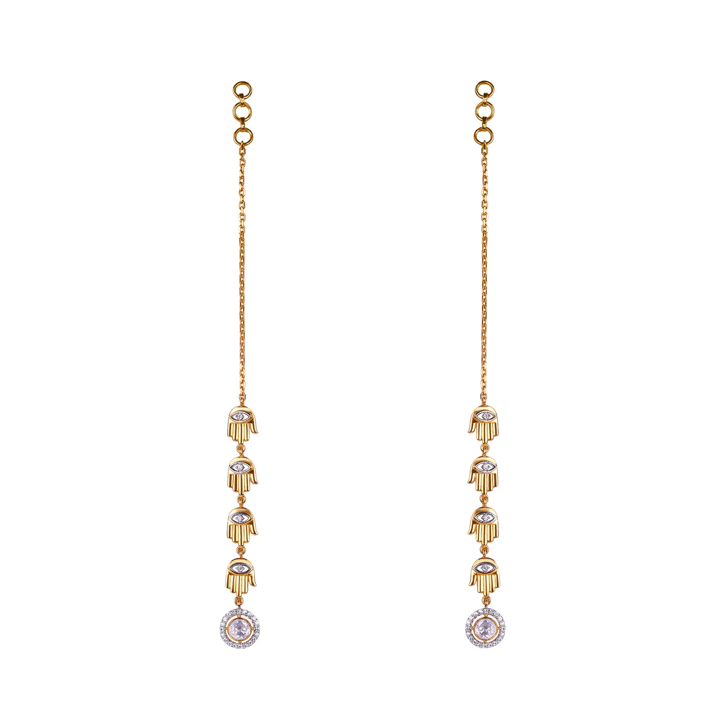 Hamsa Earrings