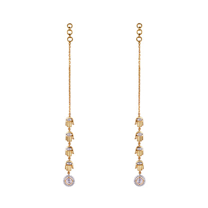 Hamsa Earrings