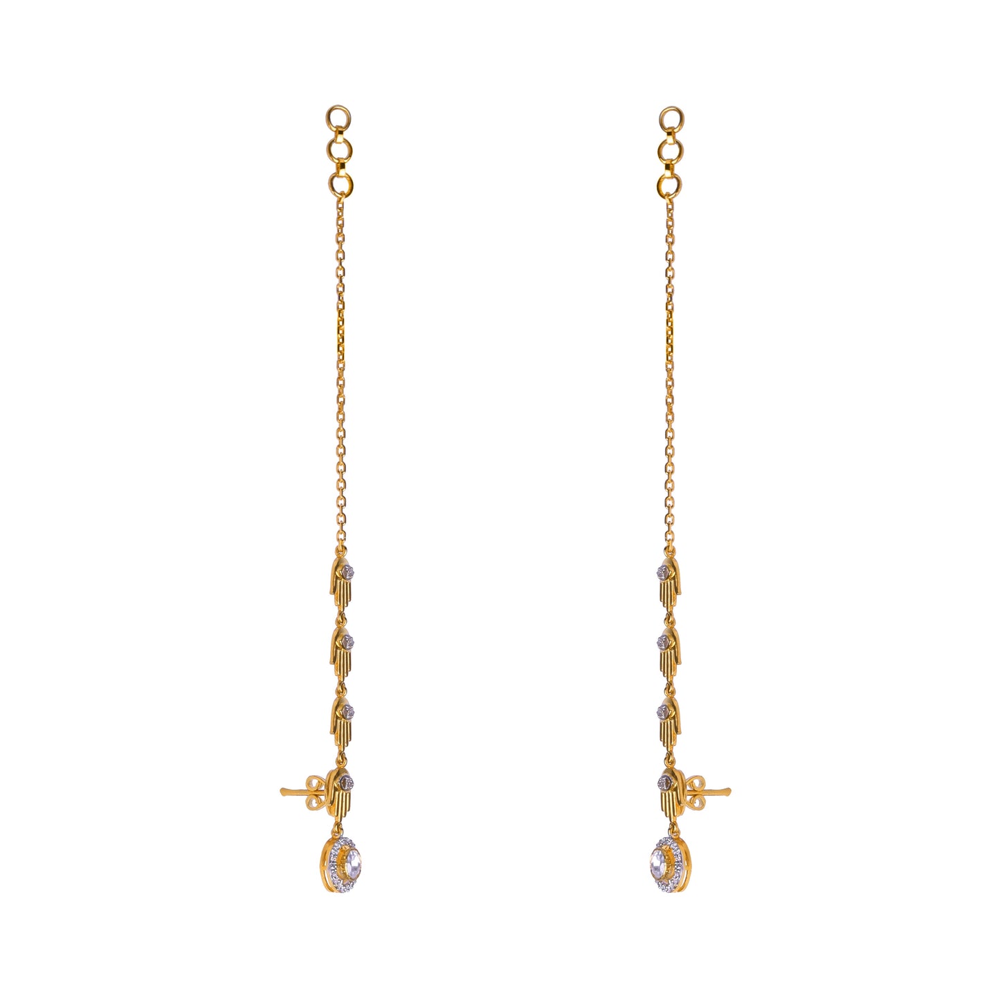 Hamsa Earrings