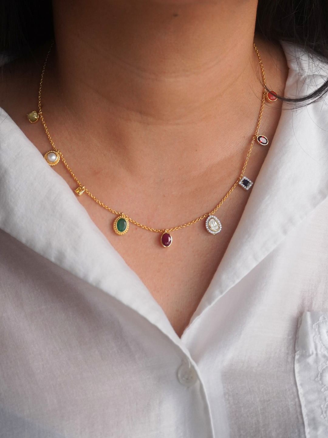 Navratna Necklace