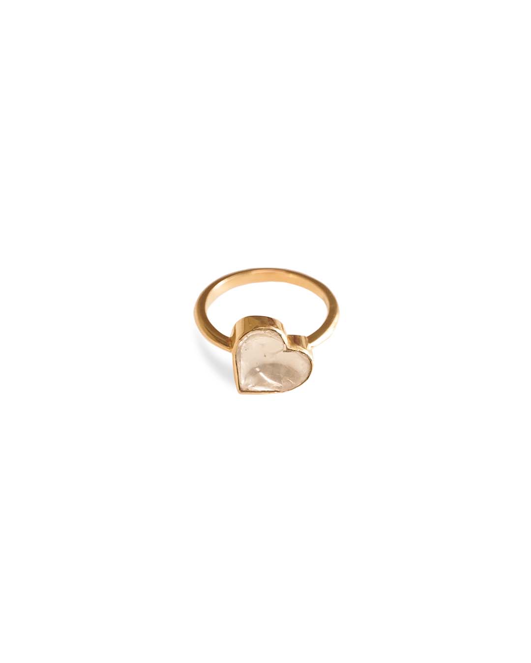 Heart Polki Ring