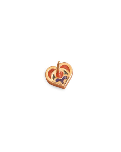 Heart Polki Stud Earrings