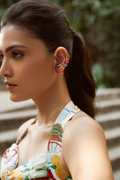 Din-Raat Ear Cuffs (Purple, Pink, Orange)