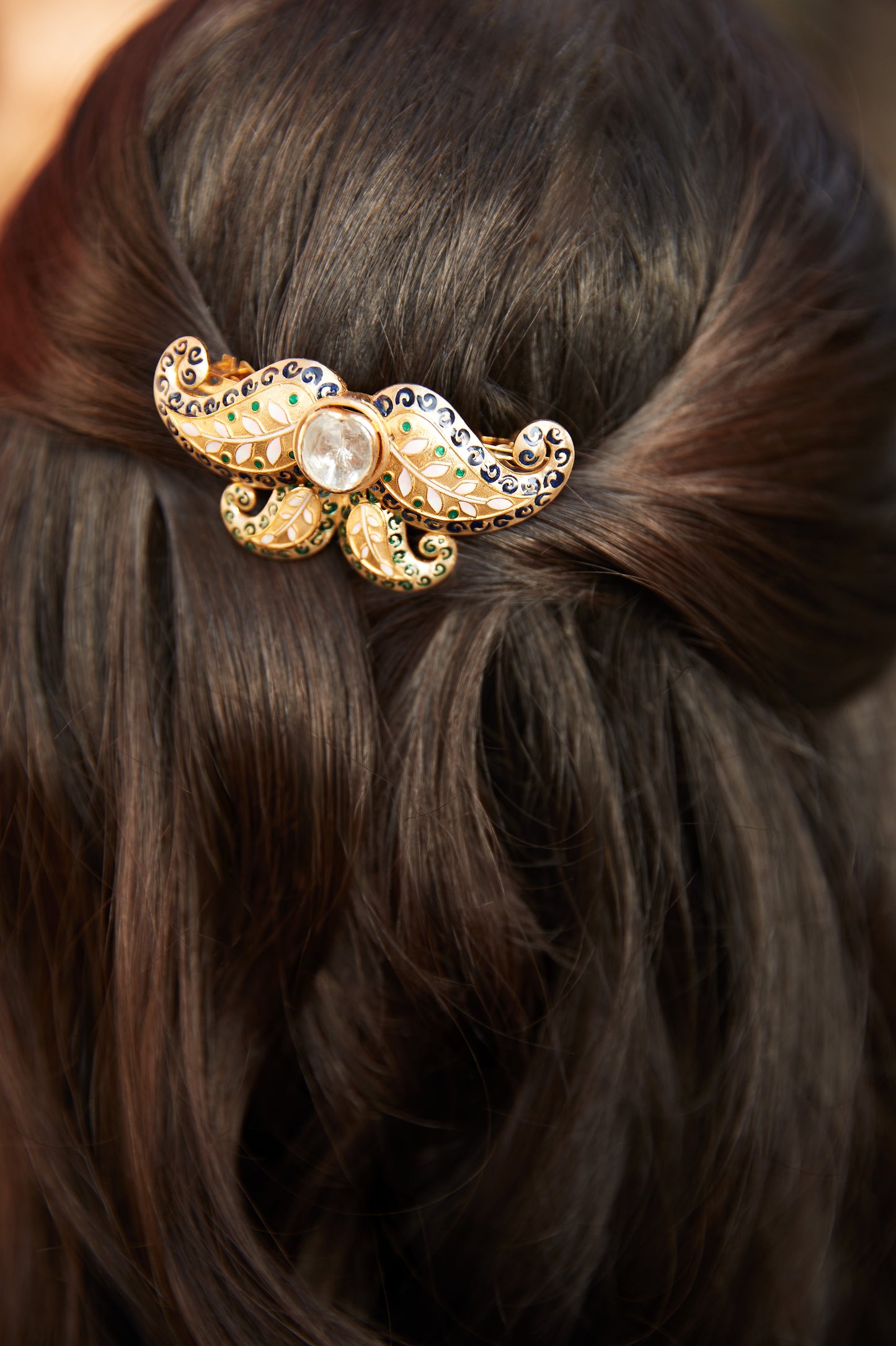 Rajkumari Bow (Blue / Green)