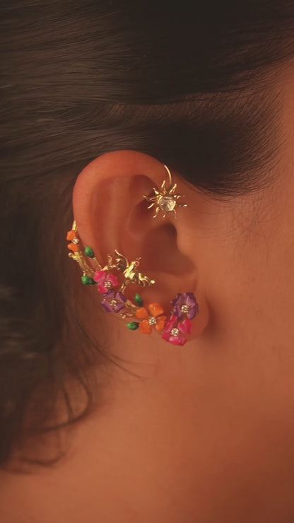 Din-Raat Ear Cuffs (Purple, Pink, Orange)