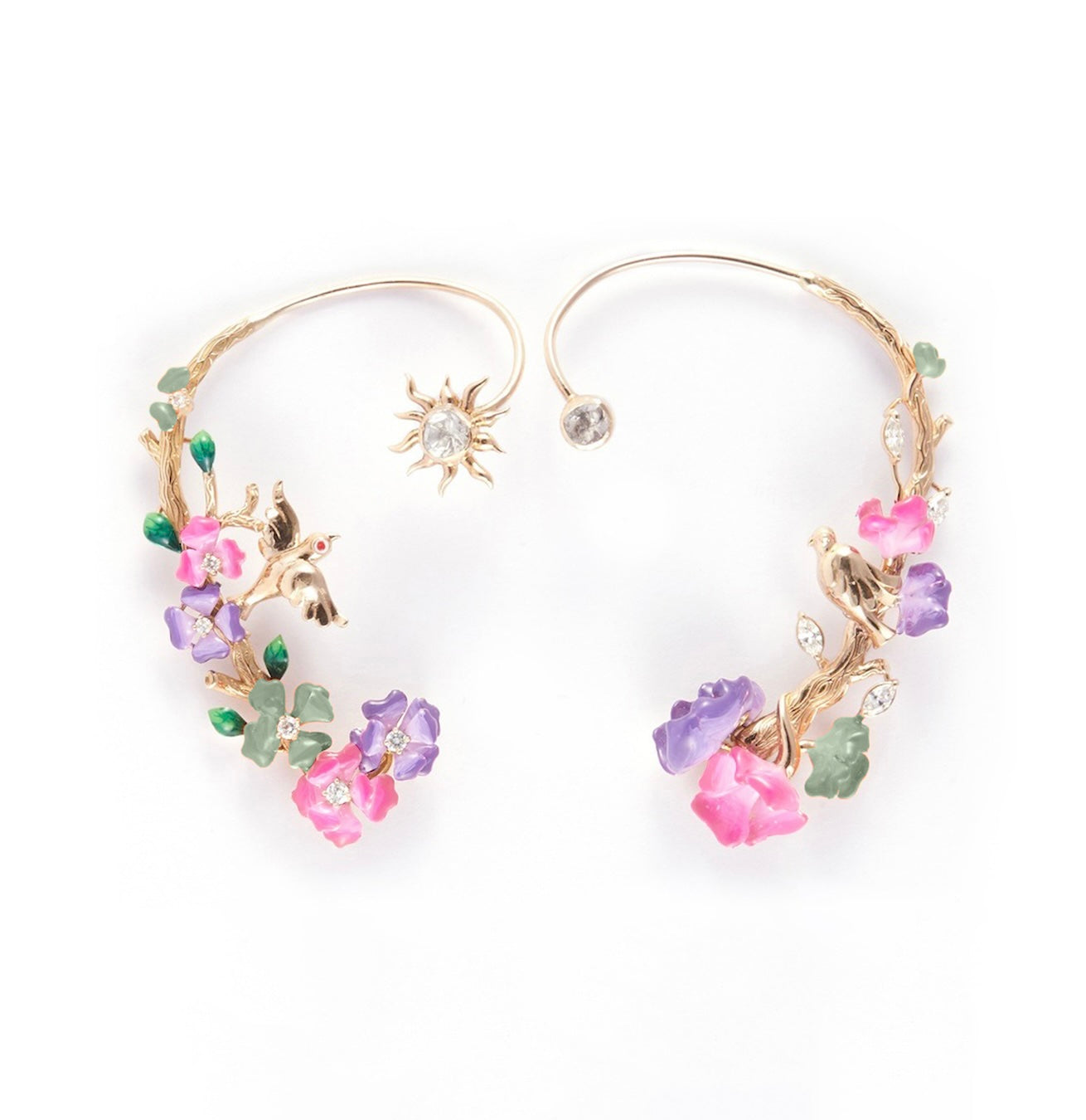 Din-Raat Ear Cuffs (Lilac, Pink, Sage Green)